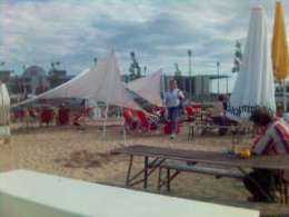 Bundespressestrand im Sommer 2006